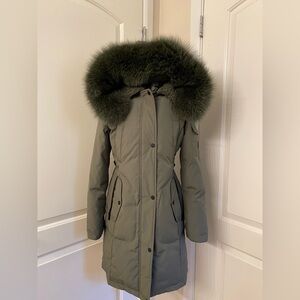 1 Madison Expedition Real Fox Fur Puffer Jacket